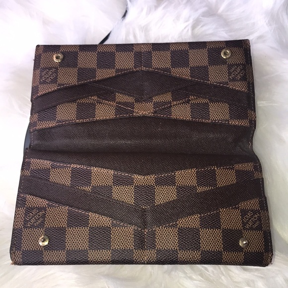 AUTHENTIC “RARE” VINTAGE DOUBLE SNAP DAMIER WALLET - Picture 6 of 16